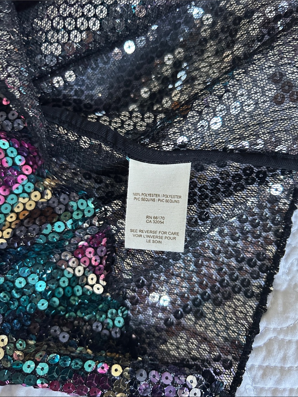 Intimately by Free People Iridescent Sequin Slip Mini Dress in Purple & Teal - Picture 3 of 11